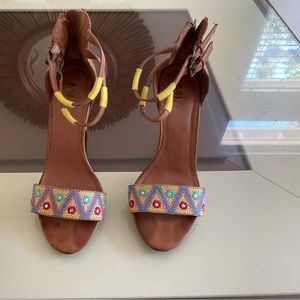 Multi color sandals